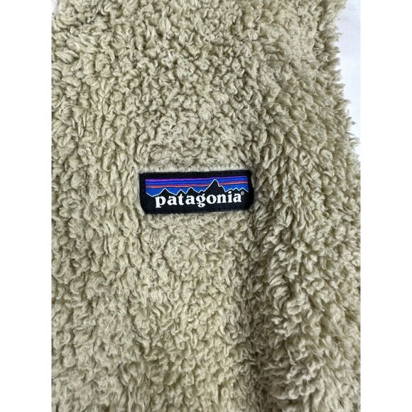 Patagonia "Los Gatos" Fleece Vest sz Small Tan - Picture 3 of 7
